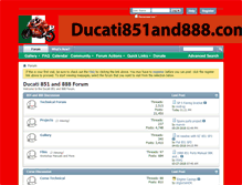 Tablet Screenshot of ducati851and888.com